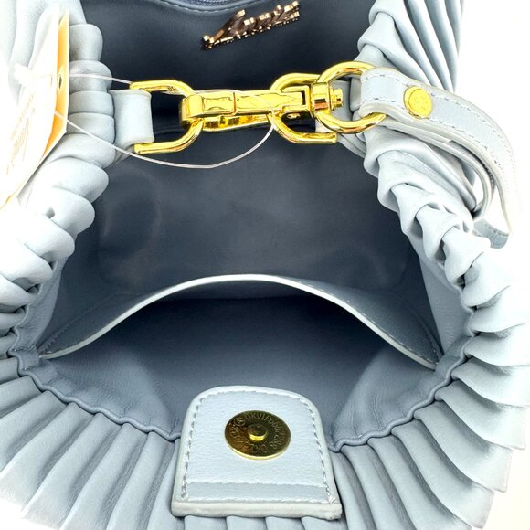 Annie Handbags Aura Bucket Bag Light Blue NWT